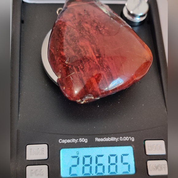 Stunning Natural Baltic Amber Lump Necklace - Picture 13 of 16